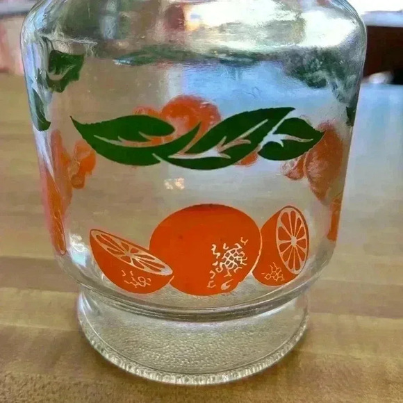 Vintage Anchor Hocking 8 3/4" Orange Juice Carafe - Picture 5 of 5